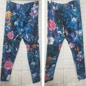 Electrothreads Floral Blue Leggings